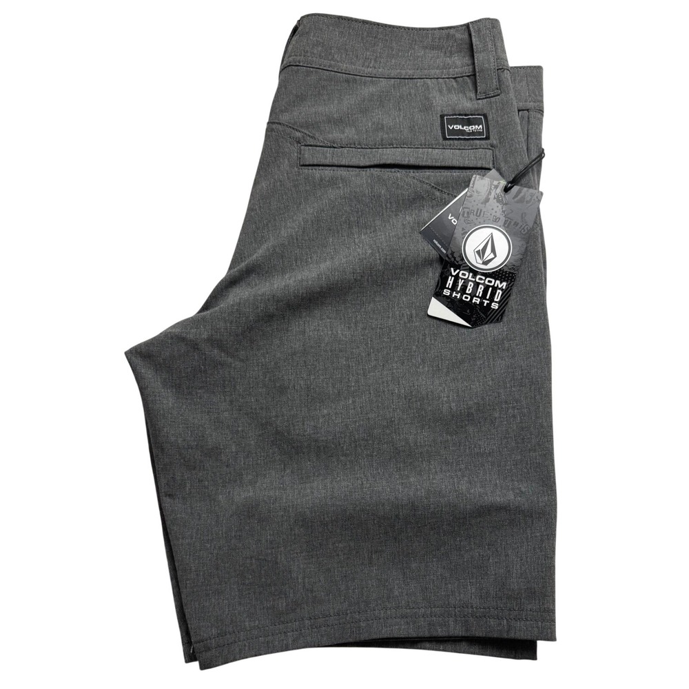 Volcom Frickin Cross‎ Shred Hybrid Shorts Men 28 Charcoal Grey